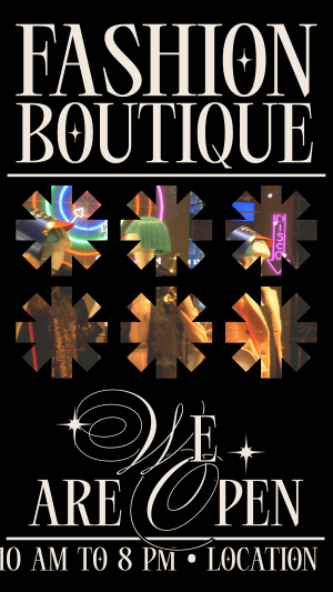 Quirky Boutique Business Hours Video Image Preview