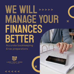 Managing Finances Instagram post Image Preview