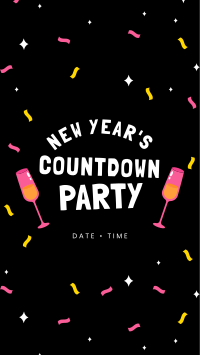 New Year Countdown Party Facebook story Image Preview