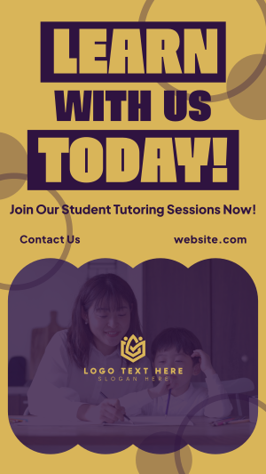 Tutoring Sessions Facebook story Image Preview