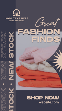 Great Fashion Finds Video Image Preview