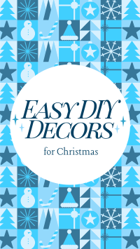 Exciting Christmas Crafts Facebook Story Design