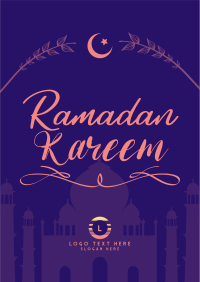 Ramadan Mosque Greeting Flyer Image Preview
