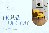 Easy Home Decor Pinterest cover | BrandCrowd Pinterest cover Maker