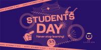 Students Day Greeting Twitter post Image Preview