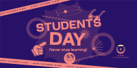 Students Day Greeting Twitter Post Image Preview