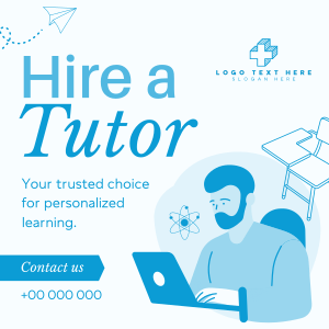 Tutor for Hire Instagram post Image Preview