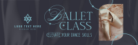 Elegant Ballet Class Twitter Header Design
