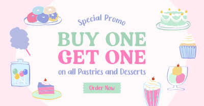 Dessert Day Specials Facebook ad Image Preview