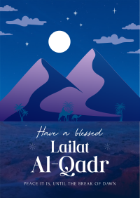 Blessed Lailat al-Qadr Poster Image Preview