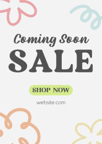 Girly Doodle Sale Poster Image Preview