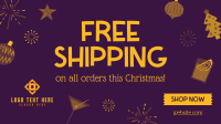 Handdrawn Christmas Promo Facebook event cover Image Preview