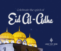 Eid Al Adha Night Facebook post Image Preview