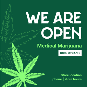 Order Organic Cannabis Instagram post Image Preview