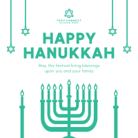 Hanukkah Festival  Instagram post Image Preview
