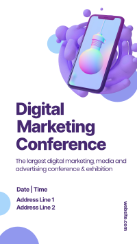 Digital Marketing Conference Instagram Story Design