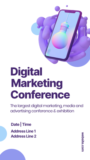 Digital Marketing Conference Instagram story