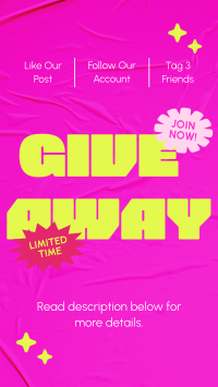 Quirky Modern Giveaway TikTok Video Design