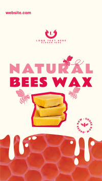 Naturally Made Beeswax Instagram Story Design