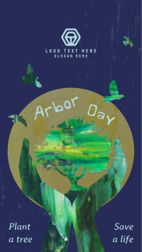 Creative Arbor Day Instagram Reel Design