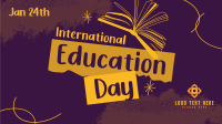 Education Day Awareness Animation Design