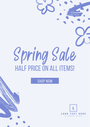 Fun Spring Sale Poster Image Preview