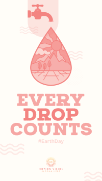 Every Drop Counts Facebook story Image Preview