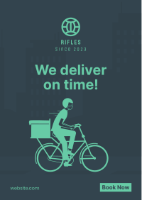 Bicycle Delivery Flyer Design