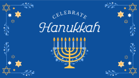 Hannukah Celebration Facebook event cover Image Preview