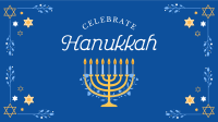 Hannukah Celebration Facebook Event Cover Image Preview