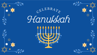 Hannukah Celebration Facebook event cover Image Preview