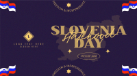 Minimalist Slovenia Statehood Day Facebook event cover Image Preview