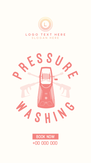 Pressure Washing Facebook story Image Preview