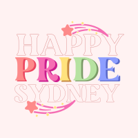 Happy Pride Text Linkedin Post Design