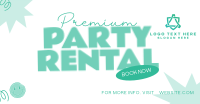 Playful Party Rental Facebook Ad Preview