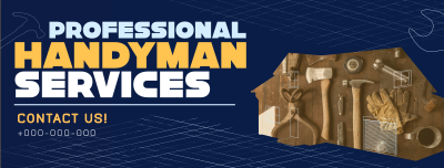 Modern Handyman Service Facebook cover Image Preview