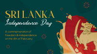 Sri Lankan Flag Facebook event cover Image Preview