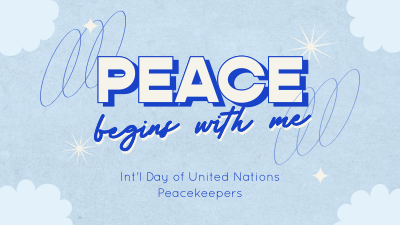 United Nations Peace Begins Facebook event cover Image Preview