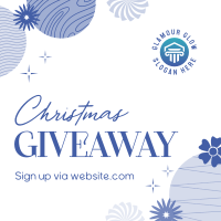 Abstract Christmas Giveaway Instagram post Image Preview