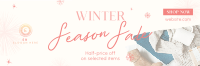 Winter Fashion Sale Twitter Header Design