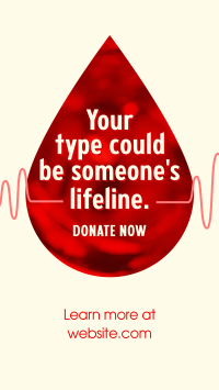 World Blood Donor Day Instagram Story Design