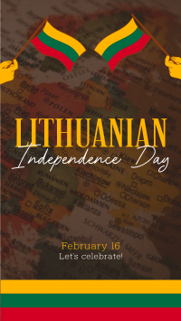 Modern Lithuanian Independence Day TikTok Video Image Preview