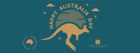 Australian Kangaroo Facebook Cover Design