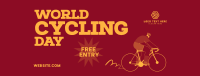 World Bicycle Day Facebook cover Image Preview