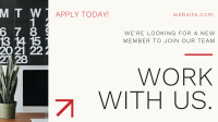 Classic Minimalist Hiring Animation Preview