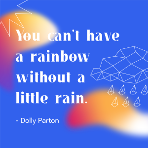 Little Rain Quote Instagram post Image Preview