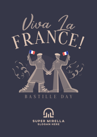Wave Your Flag this Bastille Day Poster Image Preview