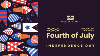 Fourth of July Party Facebook Event Cover Design