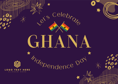 Celebrate Ghana Day Postcard Image Preview