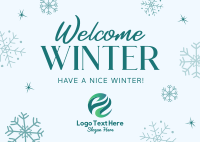 Welcome Winter Invoice 